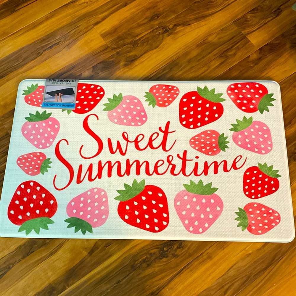 Anti Fatigue Mat -Strawberries Design